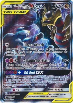 Garchomp & Giratina GX tin box. - Garchomp & Giratina GX SM193