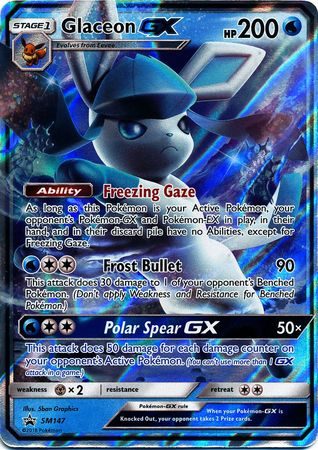 Glaceon GX Evolution Celebration Tin Box. - Glaceon GX SM147