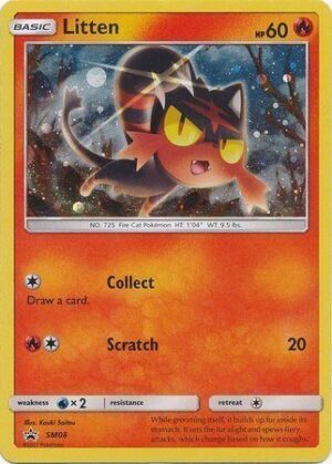 Litten blister pack (3 stk.) - Sun & Moon - Litten SM08