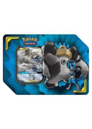 Lucario & Melmetal GX tin box.