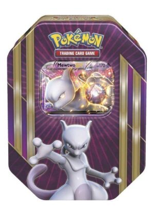 Mewtwo EX Triple Power Tin Box.