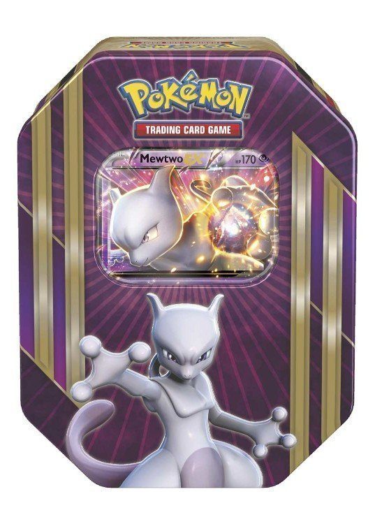 Mewtwo EX Triple Power Tin Box.