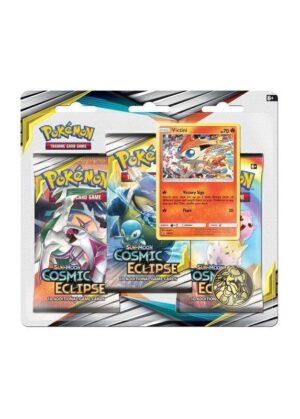 Victini blister pack (3 stk.) - S&M Cosmic Eclipse