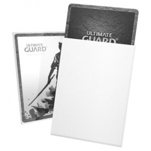 KATANA (hvid) Deck Protector Sleeves 100 stk. top-loading (66x91mm) - Katana Sleeves Standard Size White