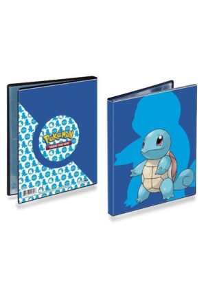 Lille mappe med pokemonmotiv (Squirtle) (4 kort pr. side)