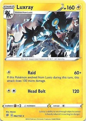 Luxray - 062/192 - Non Holo