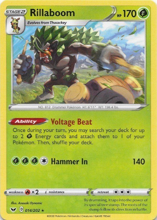 Rillaboom – 014/202 – Non Holo