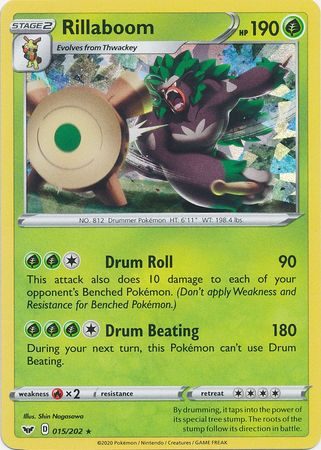 Rillaboom - 015/202 - Cracked Ice Holo