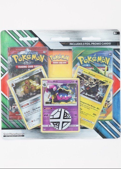 Alolan Muk, Alolan Dugtrio & Alolan Golem blister pack (2 stk.) - S&M Burning Shadows