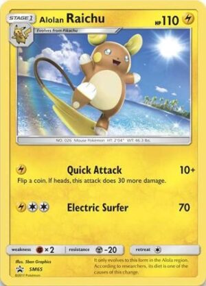 Alolan Raichu - SM65 - JUMBOkort