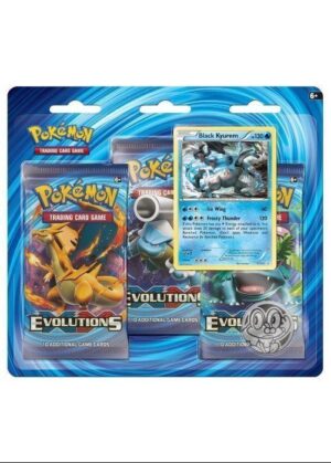 Black Kyurem blister pack (3 stk.) - XY Evolutions