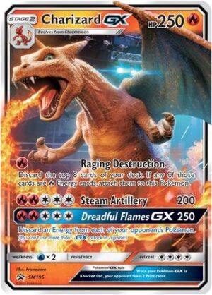 Charizard GX - SM195 - JUMBOkort