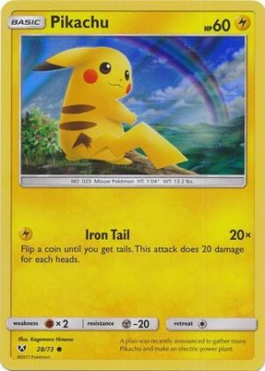 Pikachu - 28/73 - Water Web Holo