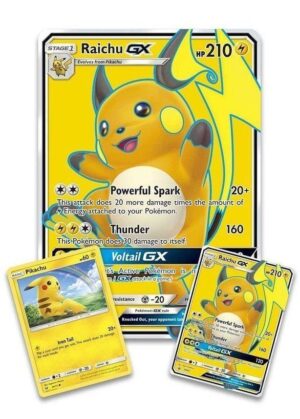 Raichu GX Special Collection Box. - Promokort og JUMBOkort