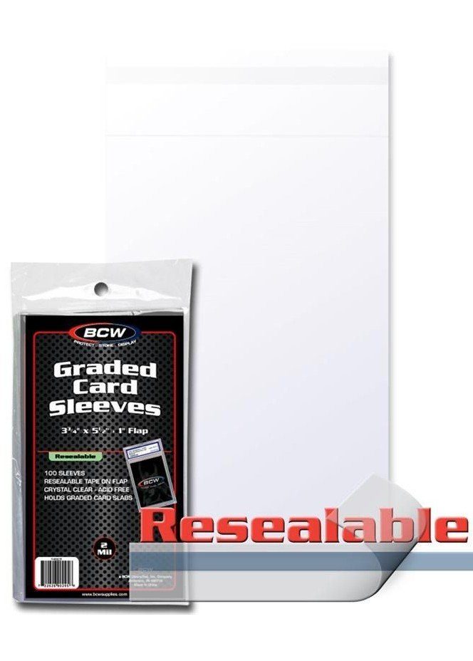 Sleeves til PSA kort - BCW Graded Card Sleeves