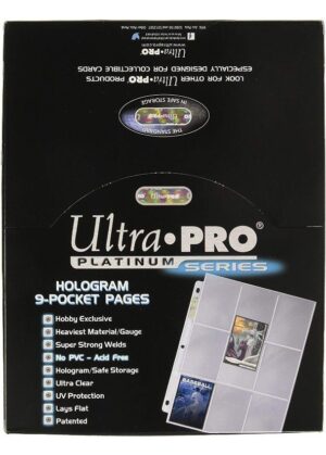 <STRONG>Ultra Pro Platinum 9-pocket pages box (100 stk)</STRONG>