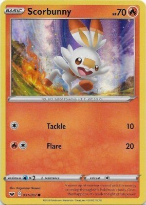 Scorbunny - 031/202 - Line Holo