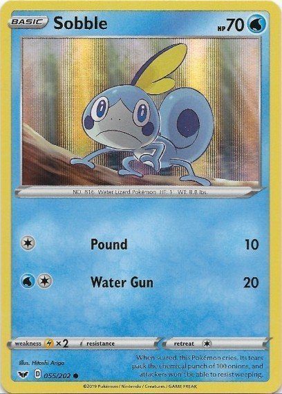 Sobble - 055/202 - Line Holo