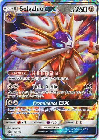Solgaleo GX - SM104 - JUMBOkort