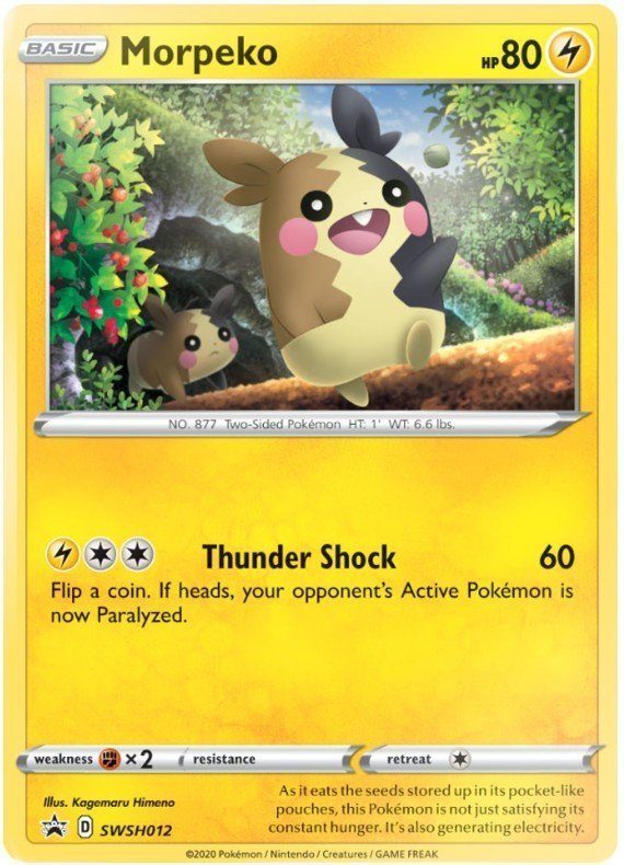 Morpeko blister pack (3 stk.) - Sword & Shield - Morpeko SWSH012