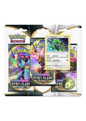 Rayquaza blister pack (3 stk.) - SWSH Rebel Clash