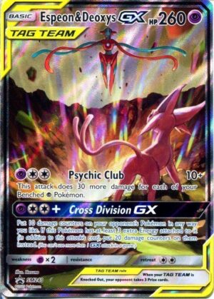 TAG TEAM Powers Collection Box (Espeon & Deoxys GX). - Promo og JUMBOkort