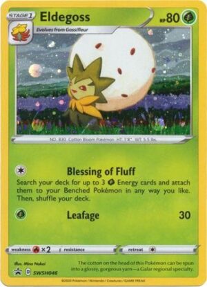 Turffield Gym Pin Collection Box. - Eldegoss SWSH046 - Pokemon Sword & Shield Promo kort