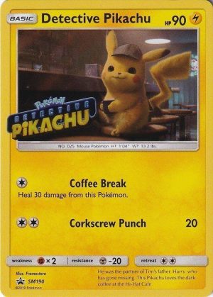 Detective Pikachu - SM190 - Stempelkort