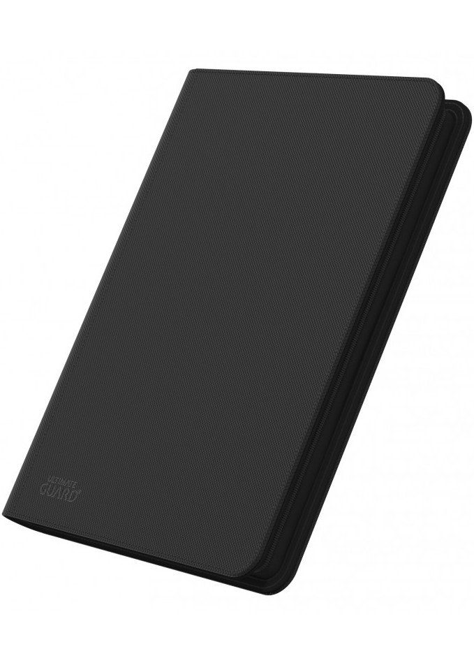 Spillermappe i høj kvalitet: Ultimate Guarde 8-pocket ZipFolio XenoSkin - Sort
