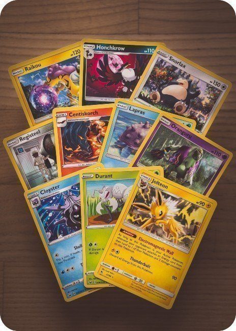 10 sjældne pokemon kort