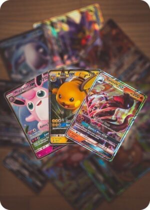 3 forskellige GX pokemon kort