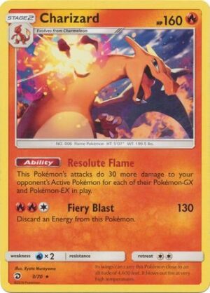 Charizard - 3/70 - Non Holo