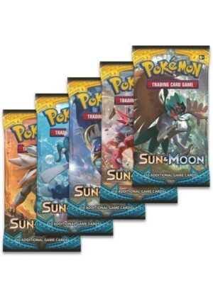 Booster Pack artwork set, full (5 stk.) fra Sun & Moon.