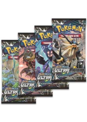 Booster Pack full artwork set (4 stk.) fra S&M Ultra Prism.