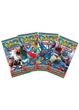 Booster Pack full artwork set (4 stk.) fra XY Furious Fists.