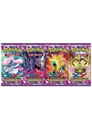 Booster Pack full artwork set (4 stk.) fra XY Phantom Forces.