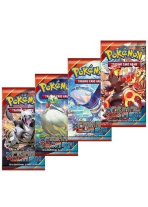 Booster Pack full artwork set (4 stk.) fra XY Primal Clash.