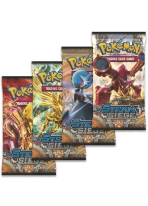 Booster Pack full artwork set (4 stk.) fra XY Steam Siege.