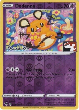 Dedenne - 078/189 - Reverse - Thank You Promo