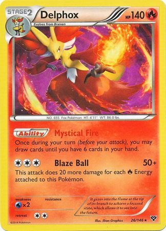 Delphox - 26/146 - Non Holo