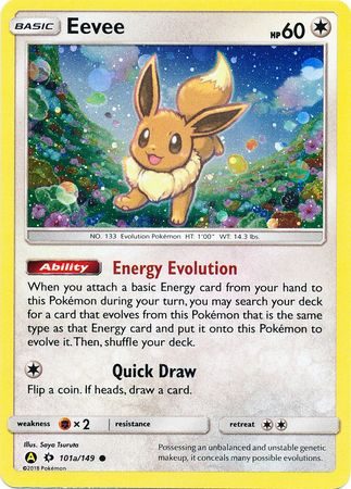 Pikachu & Eevee Poké Ball Collection Box. - Pikachu SM157 - Sun & Moon Promo pokemonkort