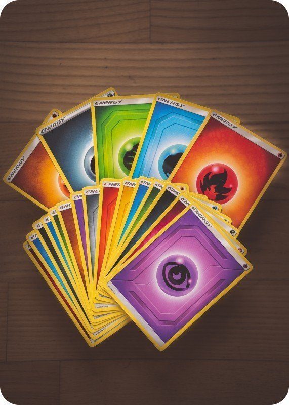 20 Pokémonkort energy