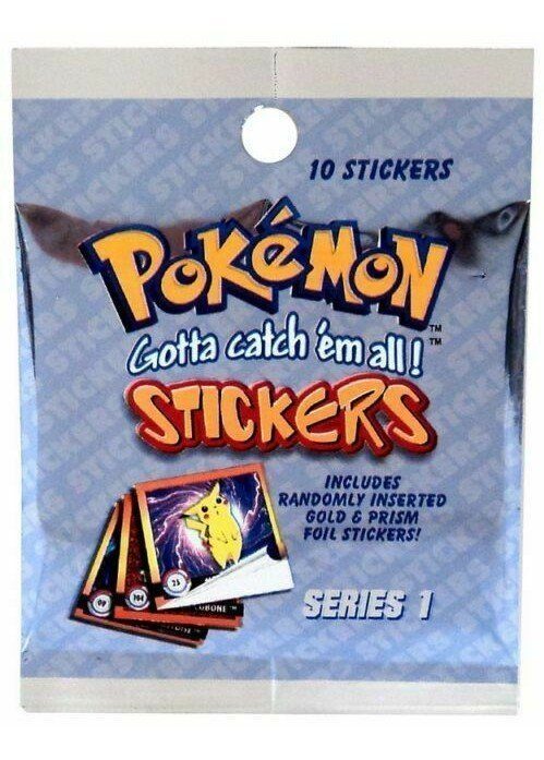 Pokémon klistermærker (10 stk.) - Stickers Series 1
