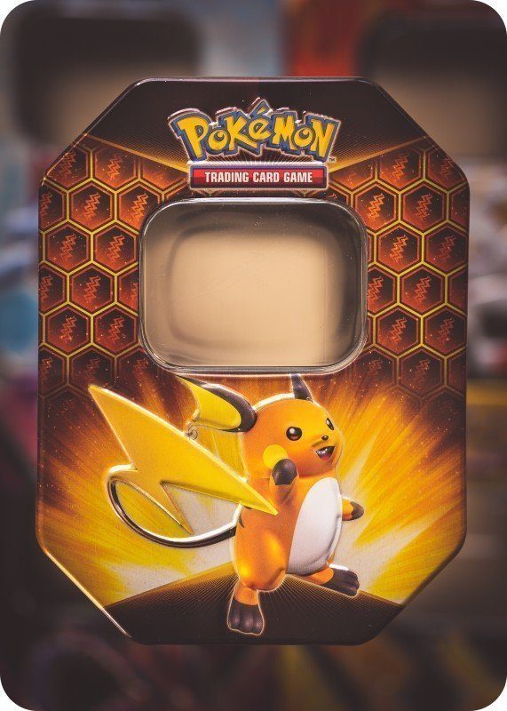 Tom tin æske med pokemon motiv