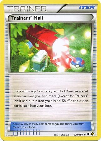 Trainer’s Mail – 92a/108 – Non Holo