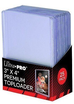 Ultra Pro Toploader 3x4 Premium 25 stk. top-loading (76x103mm)