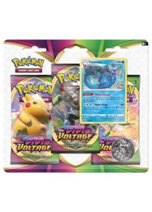 Vaporeon blister pack (3 stk.) - SWSH Vivid Voltage