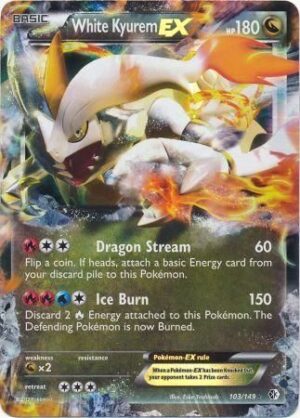 White Kyurem-EX - 103/149 - Sheen Holo