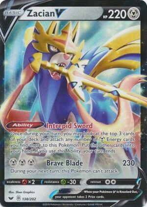 Zacian V - League Battle Deck - Zacian V - 138/202 - Pokémon Sword & Shield