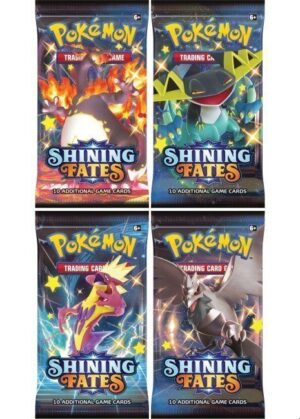 Booster Pack full artwork set (4 stk.) fra SWSH Shining Fates.